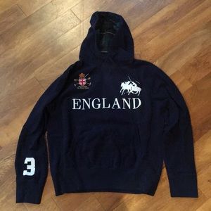 Polo ENGLAND hoodie Navy blue